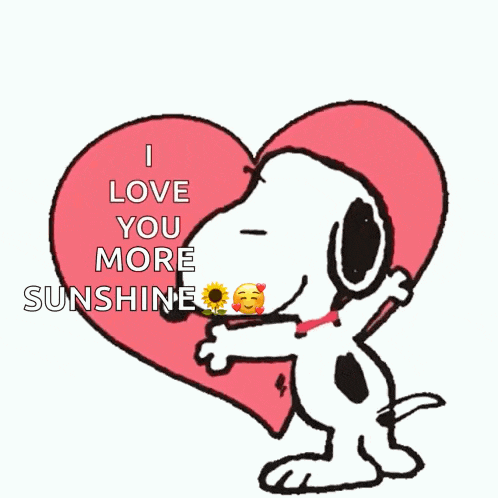Happy Valentines Day Snoopy GIF