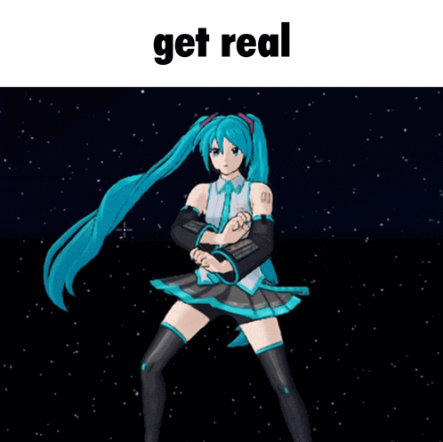 Hatsune Miku Fortnite GIF