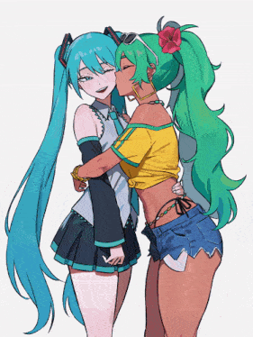 Hatsune Miku Kiss GIF