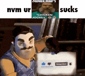 Hello Neighbor Minecraft GIF
