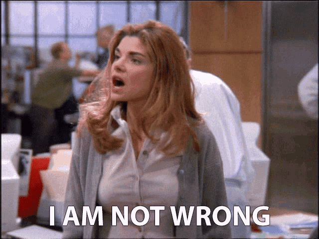 I Am Not Wrong Laura San Giacomo GIF