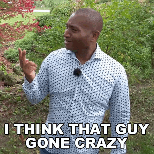 I Think That Guy Gone Crazy Games GIF