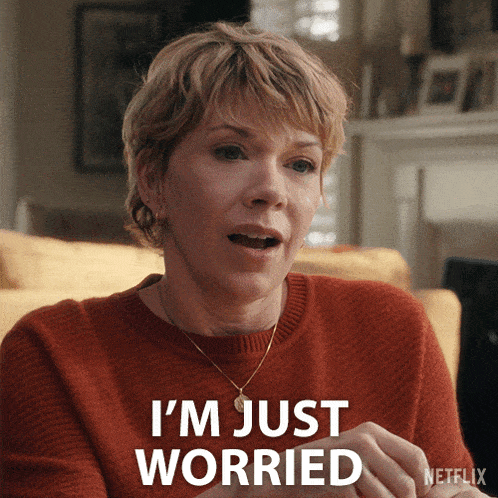 I'M Just Worried About Him Emily GIF