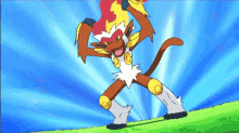Infernape Faints GIF