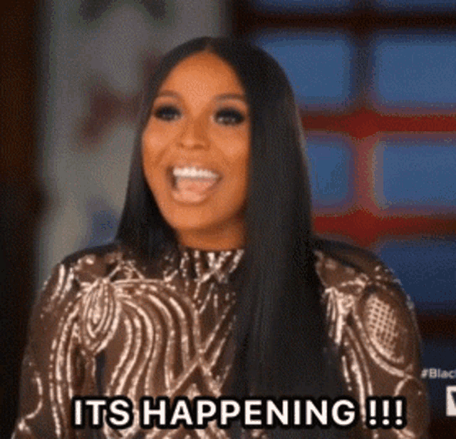 Its Happening Happy GIF