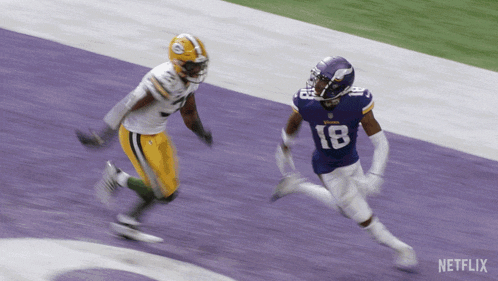 Justin Jefferson One Handed Catch GIF