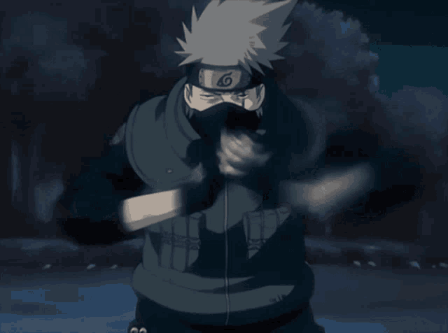 Kakashi Goku Ultra Instinct GIF
