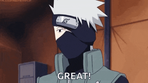 Kakashi Hatake Thumbs Up GIF