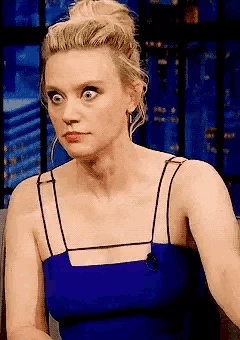 Kate Mckinnon Cross Eyed GIF