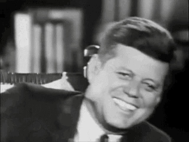 Kennedy Laugh GIF