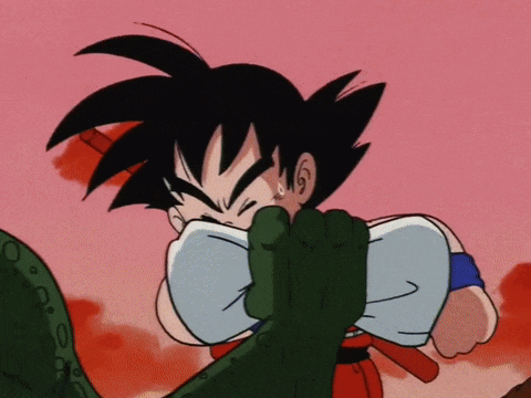 Kid Goku Tambourine GIF