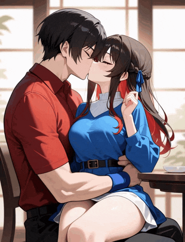 Kiss Anime GIF