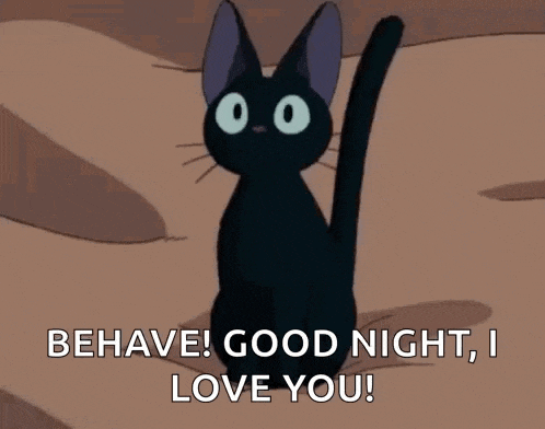 Kitty Black Cat GIF