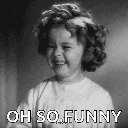Laughing Shirley Temple GIF