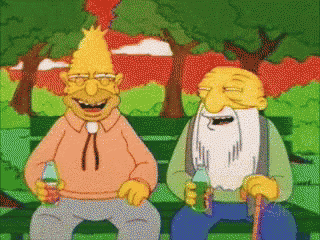 Laughing The Simpsons GIF