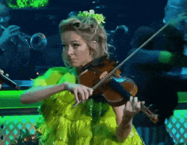 Lindsey Stirling Grinch Smile GIF