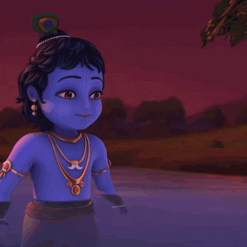 Little Krishna GIF