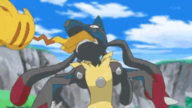 Lucario Toss GIF