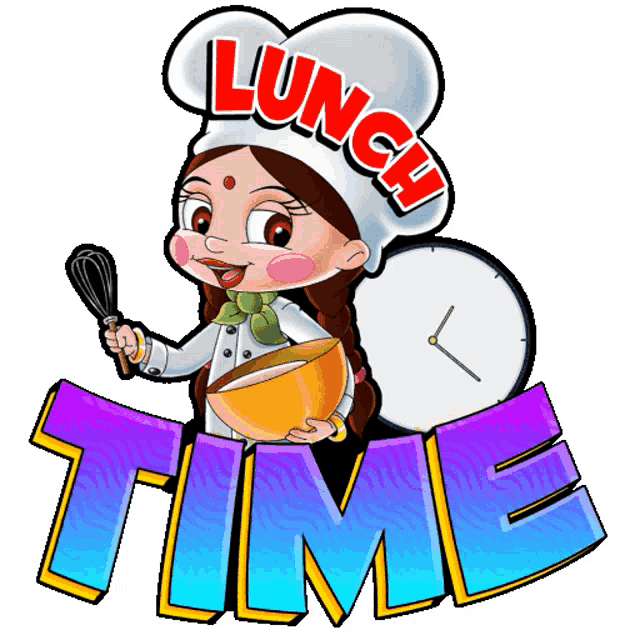 Lunch Time Chutki GIF
