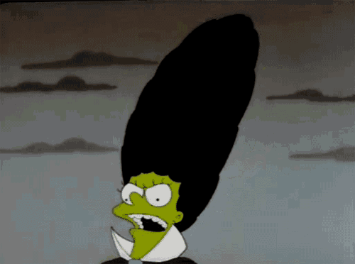 Marge Has Gone Batty! GIF