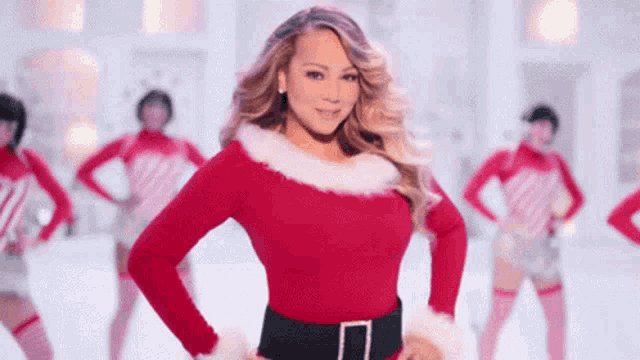 Mariah Christmas GIF