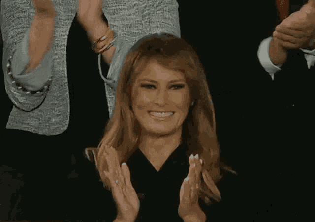 Melania Trump Clap GIF