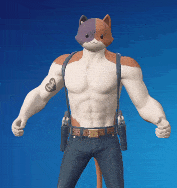 Meowscles Even Pancake GIF