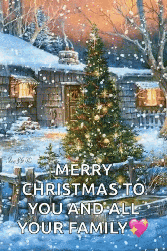 Merry Christmas And Happy New Year GIF