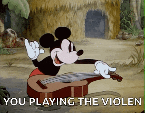 Mickey Mouse Guitar GIF