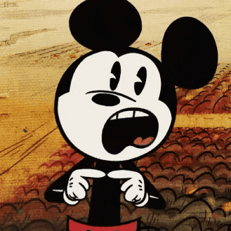 Mickey Mouse Nervous GIF