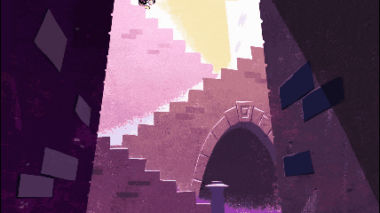 Mickey Mouse Running Down Stairs GIF