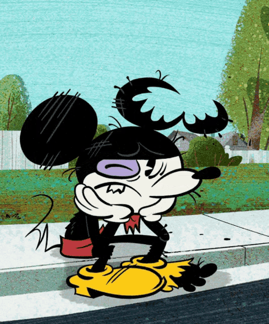 Mickey Mouse Sad GIF