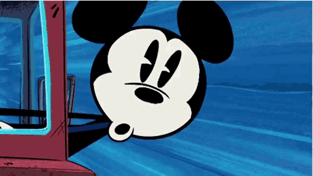 Mickey Mouse Screaming GIF
