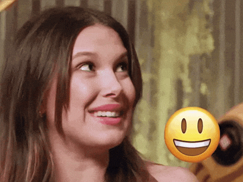 Millie Bobby Brown Happy GIF