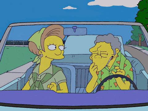 Moe Szyslak Edna Krabappel GIF
