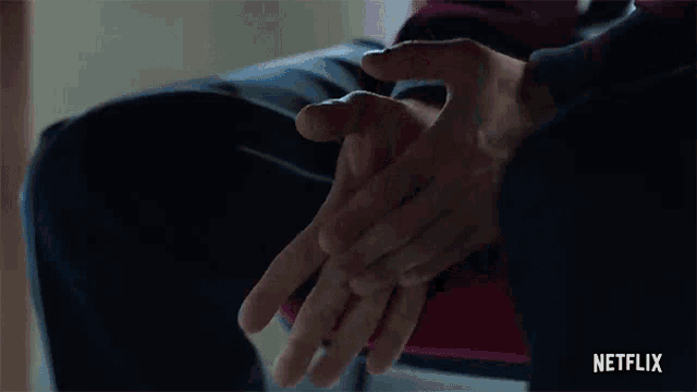 Nervous Rub Hands GIF