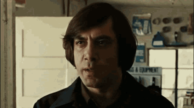 Nuts Anton Chigurh GIF
