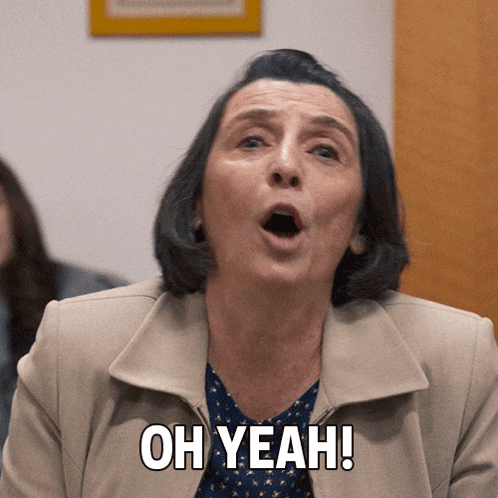 Oh Yeah Alison Martin GIF