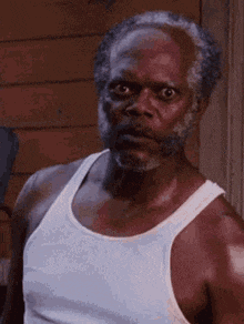 Old Man Stare GIF