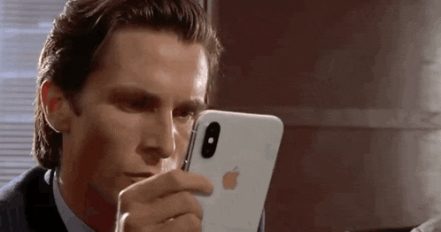 Patrick Bateman Paul Allen GIF