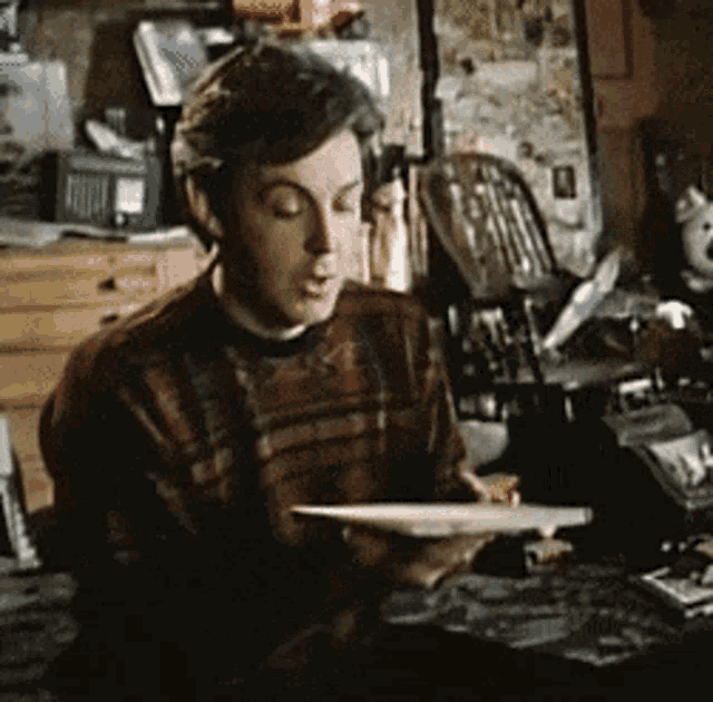 Paul Mccartney Book GIF