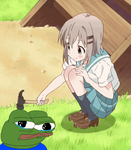 Pepe Hammer Pepe The Frog GIF