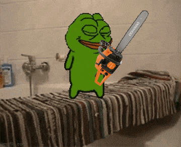 Pepe New Chainsaw Javier Milei GIF