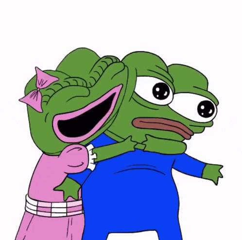 Pepe The Frog Hug GIF