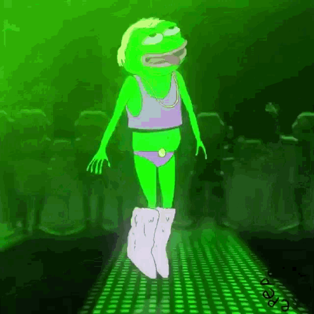 Pepe The Frog Jumping GIF