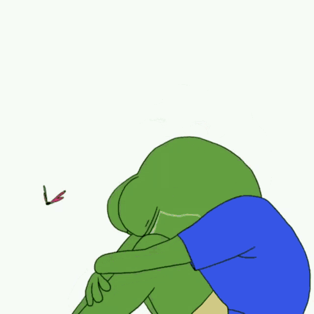 Pepe The Frog Sad GIF