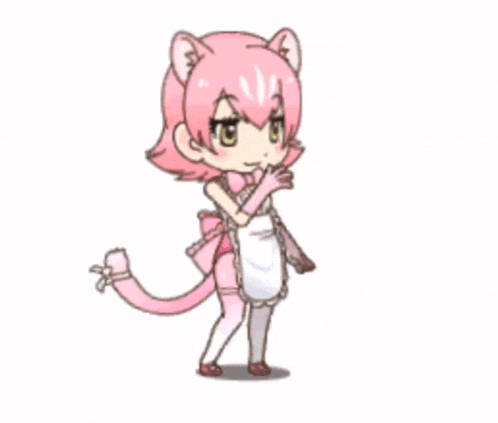 Pink Panther Peach GIF