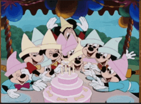 Pluto'S Birthday Mickey Mouse GIF
