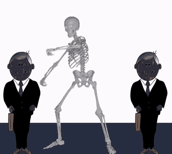 Politweet Skeleton GIF