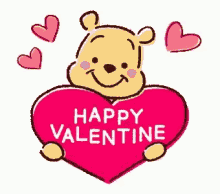 Pooh Valentines GIF